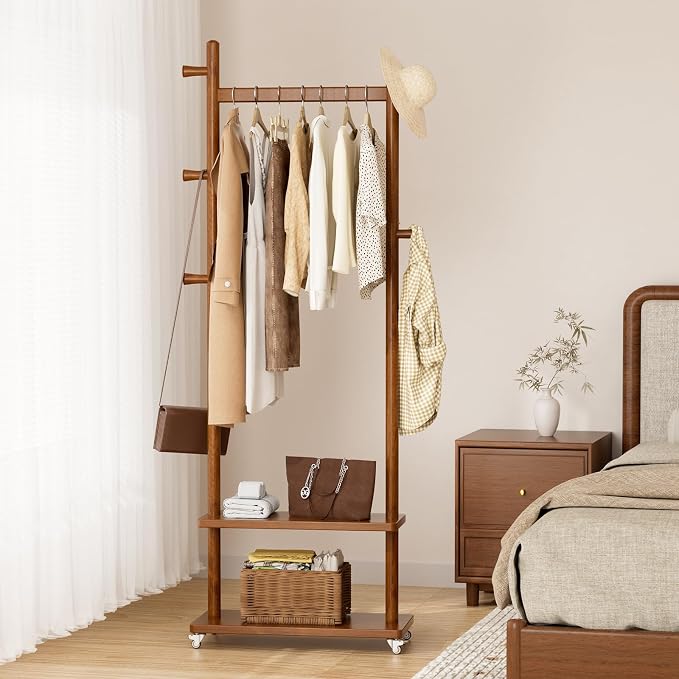 Taitiy Coat Rack Freestanding Clothing Rack - Image 4