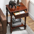 LEEMTORIG Solid Wood Side Table by LEEMTORIG