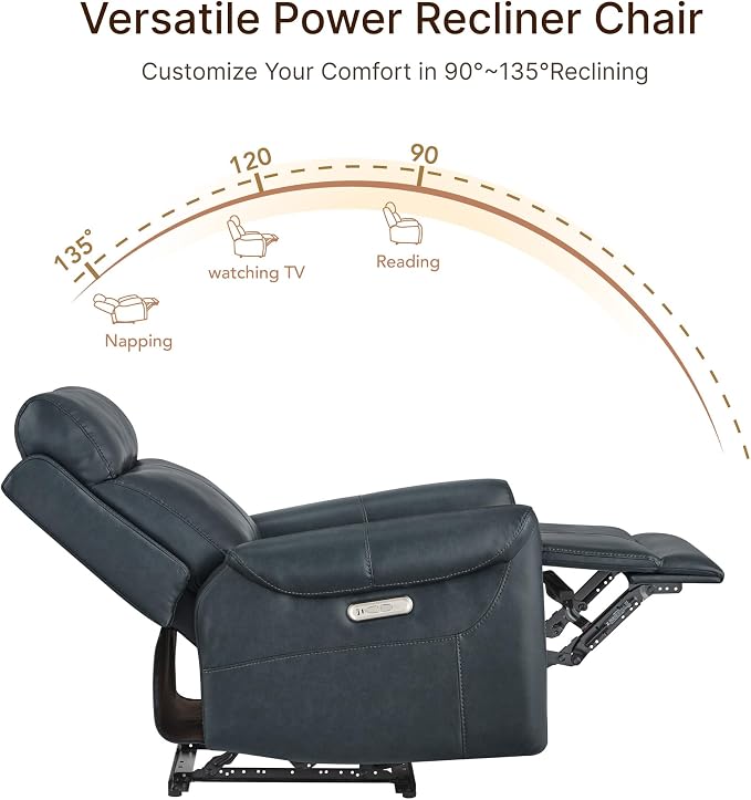 KISLOT Leather Recliner Chair for Adults Wall Hugger RV Recliner - Image 5