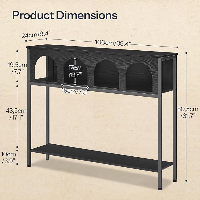 HOOBRO Console Table, Entryway Table - Image 3