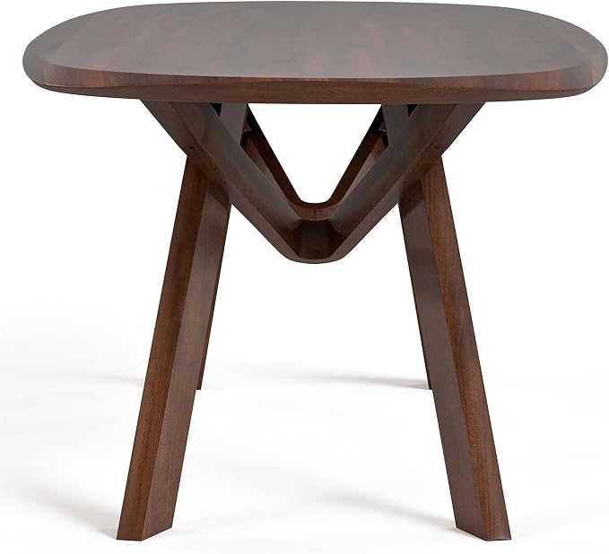 Furniture of America Nazaen VI 82.5" Mid-Century Modern Solid Wood Live Edge - Image 6