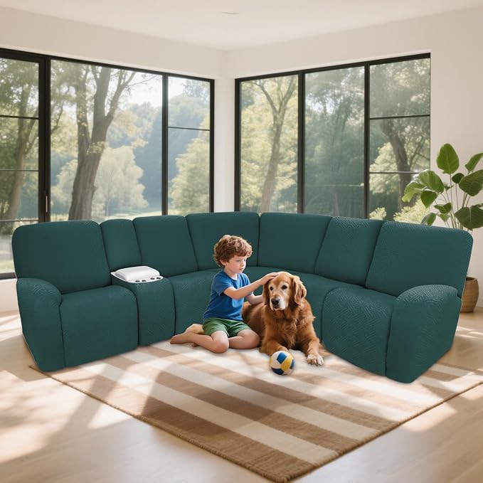 100% Waterproof Sectional Recliner Couch Covers - Image 2
