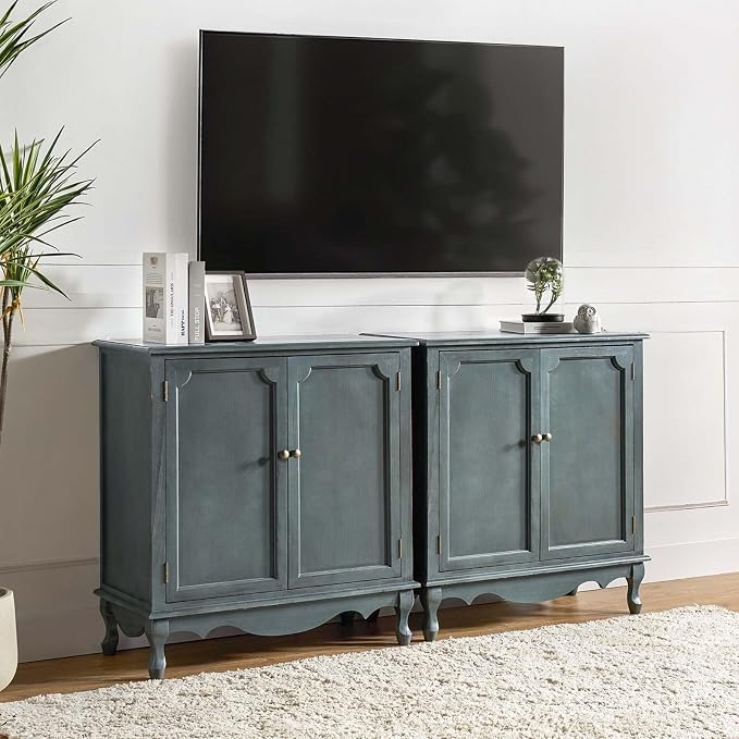 HULALA HOME Antique Accent Cabinet - Image 6