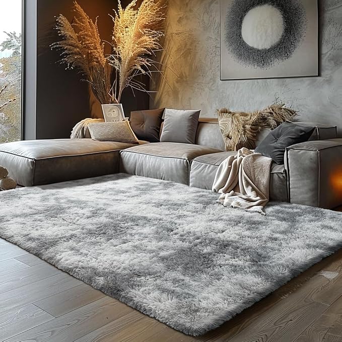Shag Area Rugs for Bedroom Living Room, 4X6 Ultra Soft Fluffy Area Rugs for Dorm - Image 2
