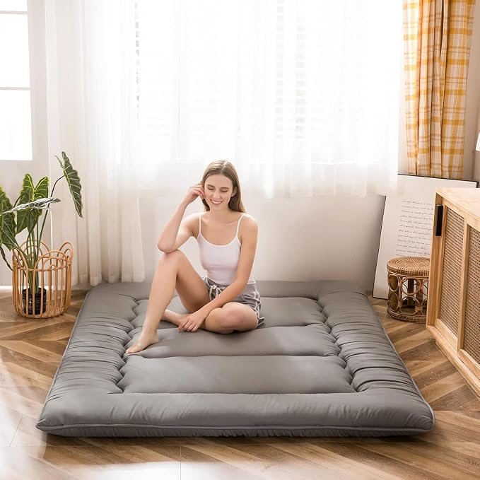 MAXYOYO Japanese Floor Mattress Futon Mattress, Thicken Tatami Mat Sleeping Pad by MAXYOYO
