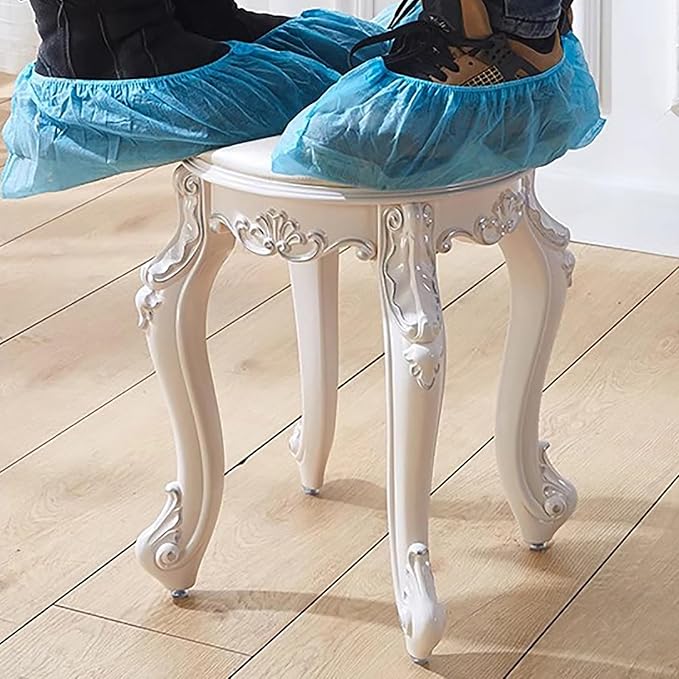 Vintage Vanity Stool & Chair, Round & Rectangular Makeup Stool, Cute Ottoman - Image 6