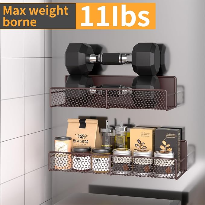 DTUQYX Magnetic Spice Rack for Refrigerator, 4 Pack 100% Metal Strong Magnet - Image 3