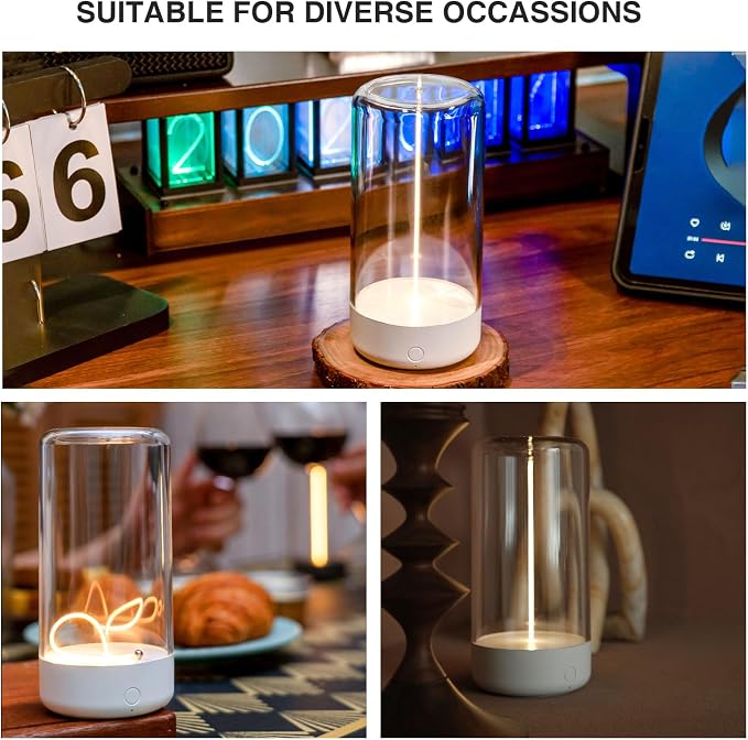 AUGE LIGHT Mini Minimalist Table Lamp Cordless Lamp Rechargeable Table Lamp - Image 5