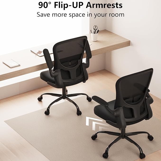 Ergonomic Office Chair, Comfort Swivel Home Office Task Chair, Breathable Mesh - Image 3