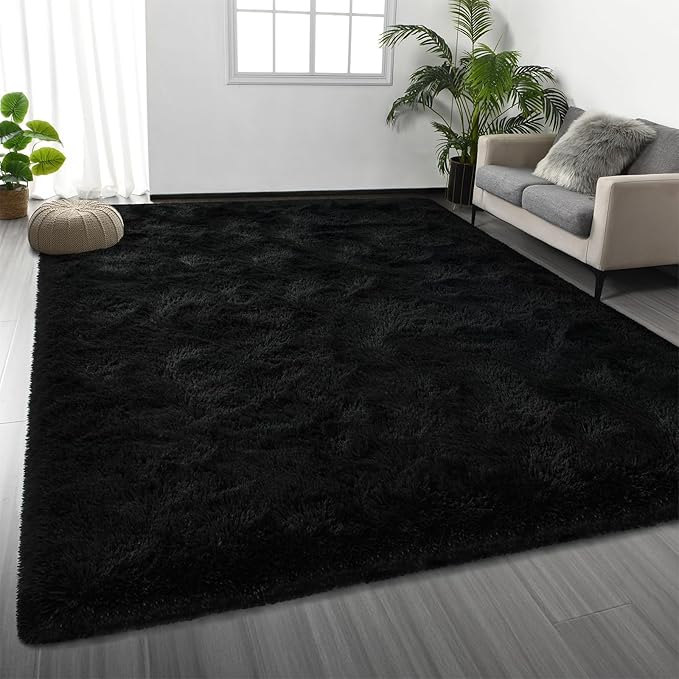 Deerhoo Shag Area Rug, 4 X 6 Plush Fuzzy Rugs by Deerhoo