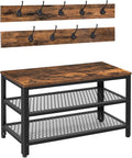 HOOBRO Hall Tree Entryway Storage Bench, Coat Rack Shoe Bench, Shoe Rack by HOOBRO