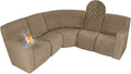 ALIECOM 100% Waterproof Recliner Sectional Couch Covers L Shape Stretch Corner by ALIECOM