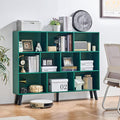 LEYAOYAO 10 Cube Bookshelf, 3 Tier Vintage 55" Wide Bookcase by LEYAOYAO-Findtheshiningpointofyourideallife%EF%BC%81