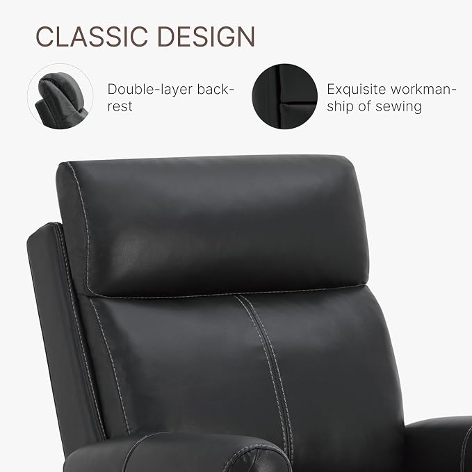 KISLOT Leather Recliner Chair Set of 2, Wall Hugger RV Recliners - Image 7