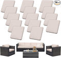 Outdoor Cushion Covers Set, Replacement by SUKAIKEQA