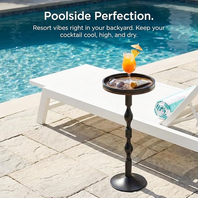 Small Round Side Table, Drink Table - Image 9