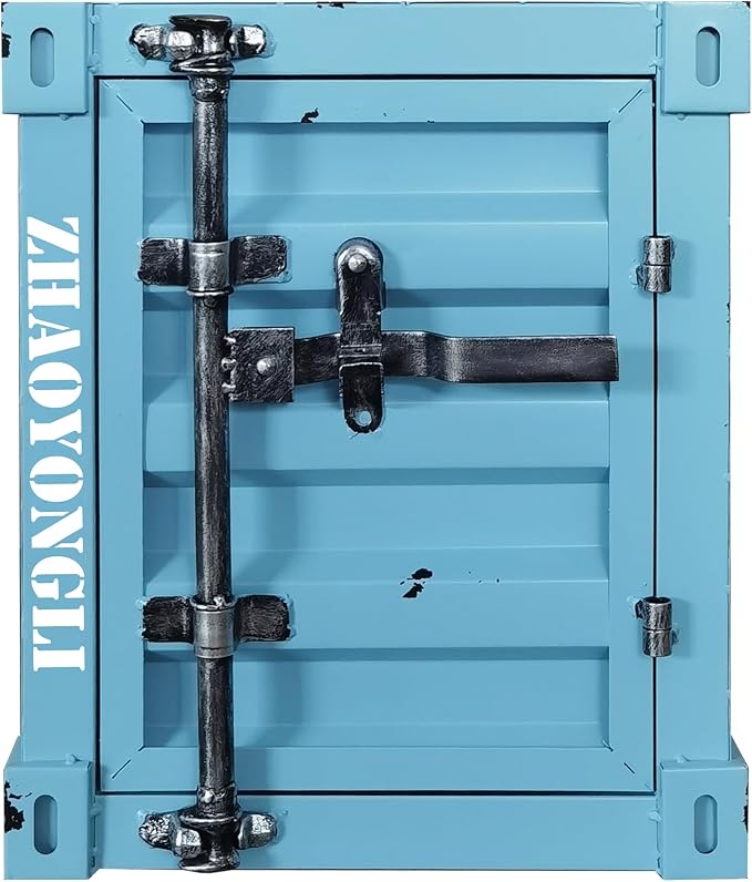 ZHAOYONGLI-End Tables Industrial Nightstand, Old by ZHAOYONGLI-EndTables