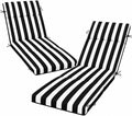 2 Pcs Outdoor Chaise Lounge Cushion 72" x 21" x 3", Folding Patio Lounge Chair by VOGVOG