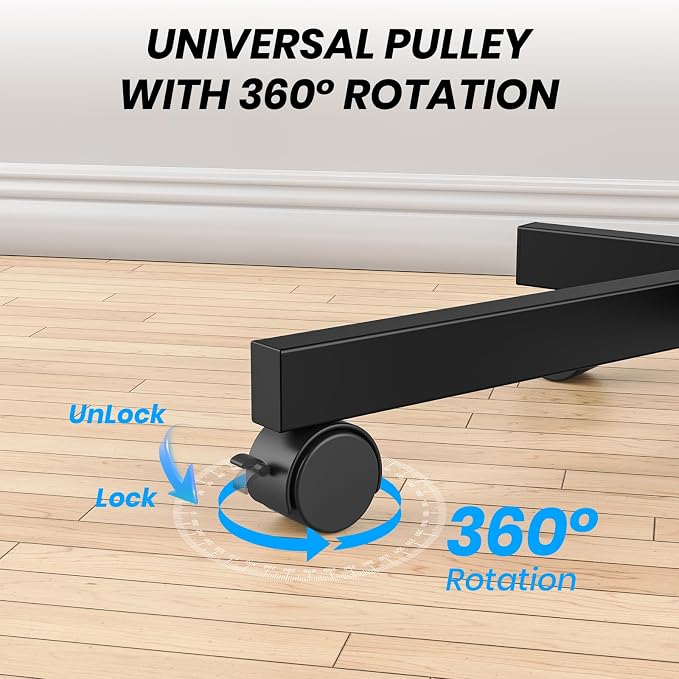 Mobile TV Cart Rolling TV Stand - Image 4