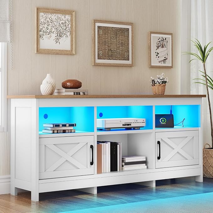 YITAHOME TV Stand for 65 Inch TVs, Entertainment Center - Image 3