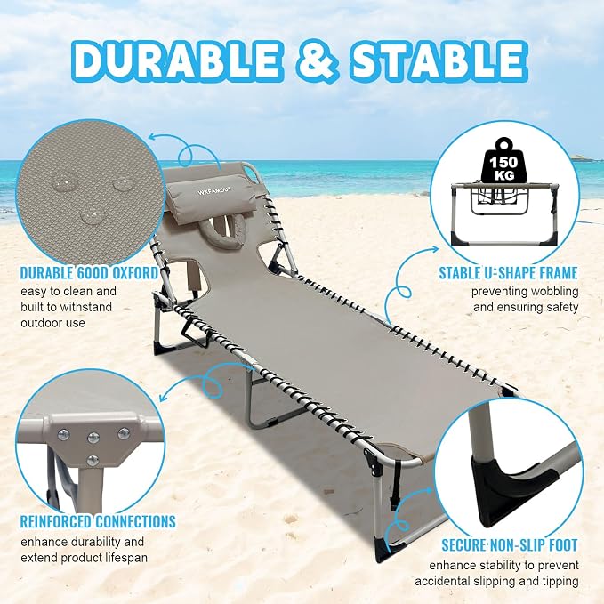 Backpack Sun Tanning Chair - Image 5