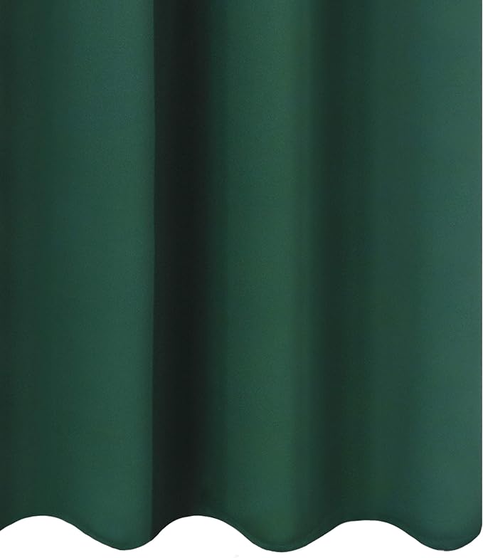 LEMOMO Blackout Curtains 66 x 95 inch/Dark Green Curtains Set of 2 - Image 9