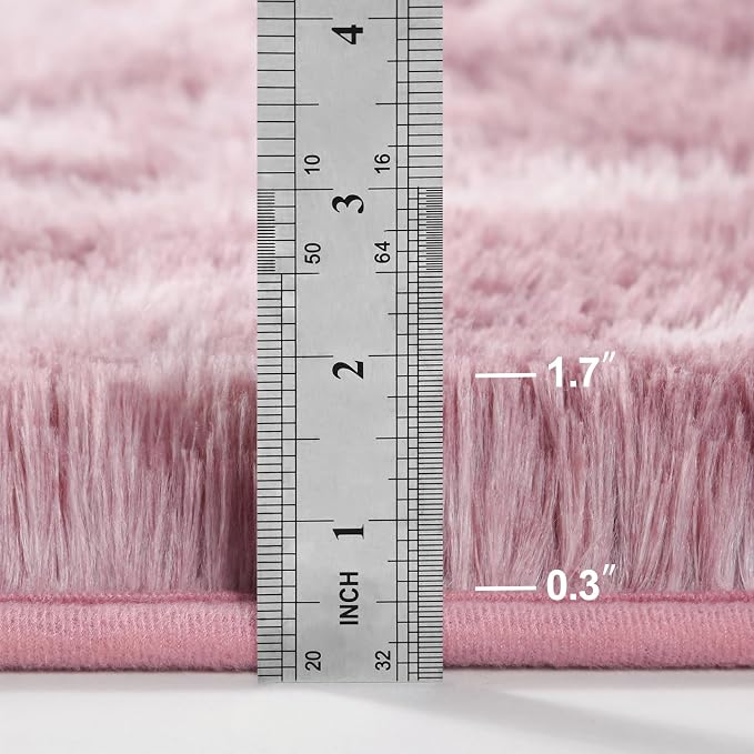 Deerhoo Large Shag Area Rugs 6 x 9, Tie-Dyed Plush Fuzzy Rugs - Image 2