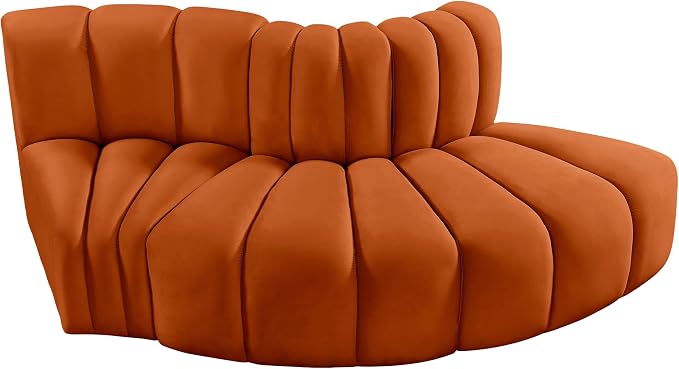 Meridian Furniture 103Cognac-S3E Arc Collection Modern | Contemporary Modular - Image 4