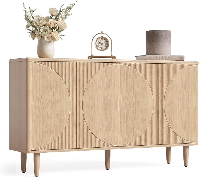LITTLE TREE 59-Inch Buffet Cabinet Sideboard by LITTLETREE