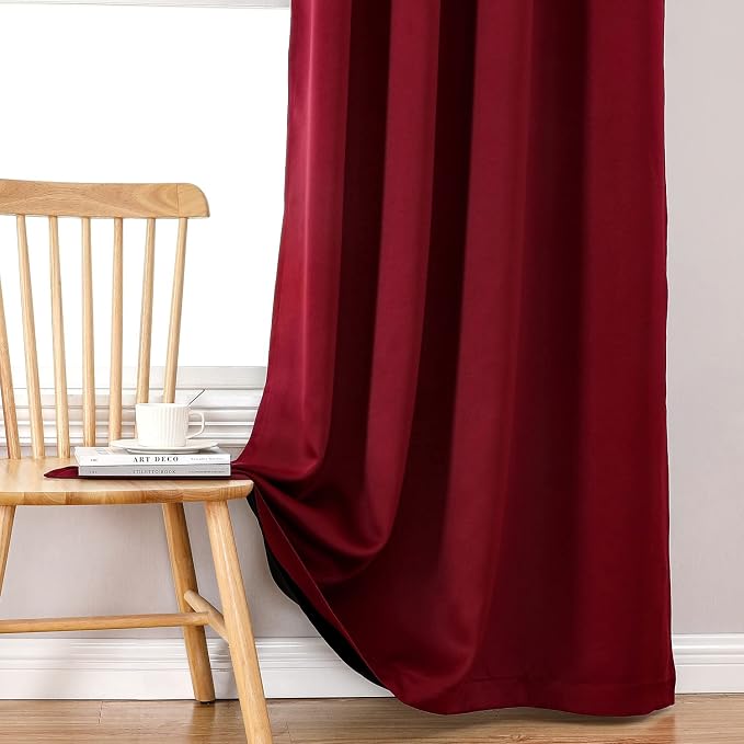 ChrisDowa 100% Blackout Curtains 80 inch Long - Image 7