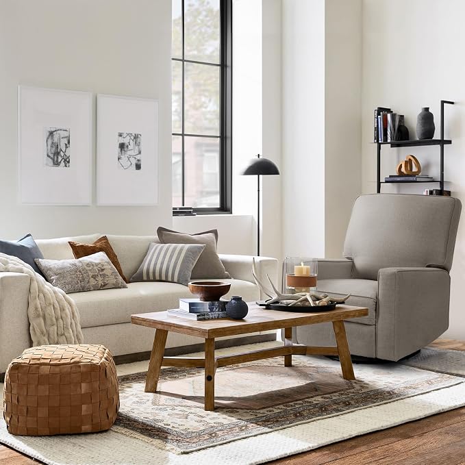 Harkawon Swivel Rocker Recliner Chair, Glider Rocker Recliner, Rocking Chair - Image 9