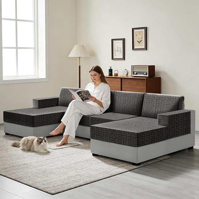 UNBBRRL Stretch Couch Backrest Cushion Cover - Image 6