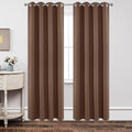 Joydeco Blackout Curtains 84 inches Long 2 Panels Set, Thermal Insulated Long by JOYDECO