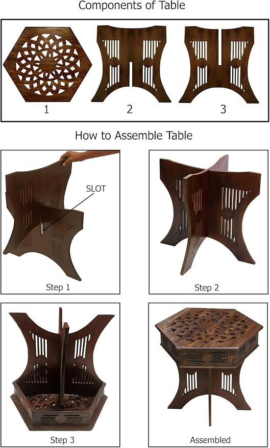 COTTON CRAFT Solid Wood End Table - Image 7