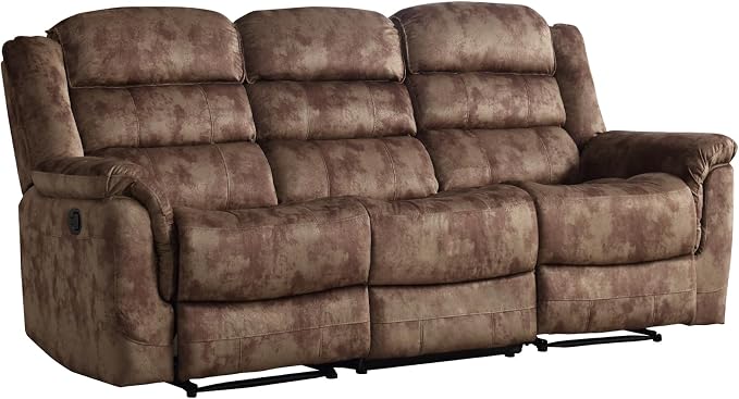 EBELLO Reclining Sofa for Living Room, Extra Wide Modern Overstuffed 3 Seat - Image 8