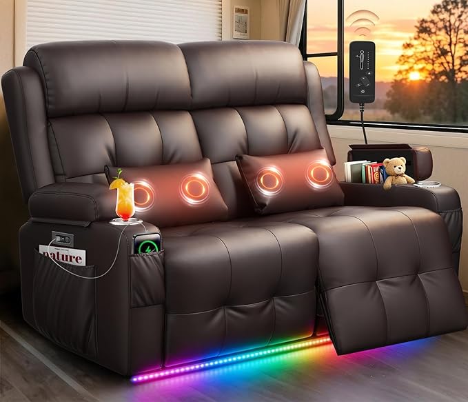 Power Loveseat Recliner Sofa by TiooiiReclinerSofa