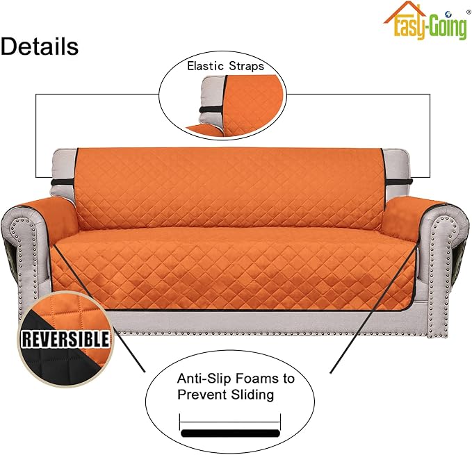 Easy-Going Chair Sofa Slipcover Reversible Sofa Cover Water Resistant Couch - Image 3