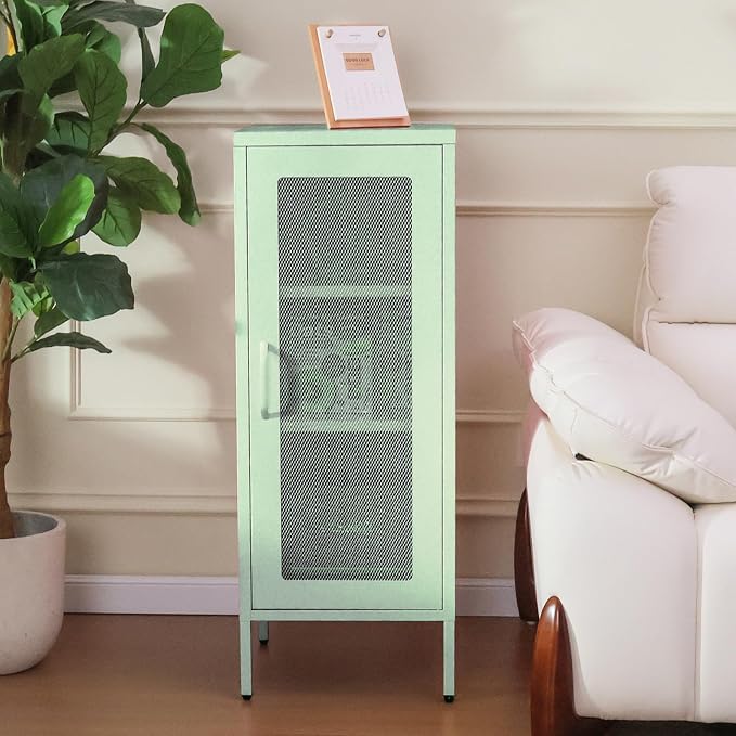 Slim Metal Storage Cabinet - Image 4