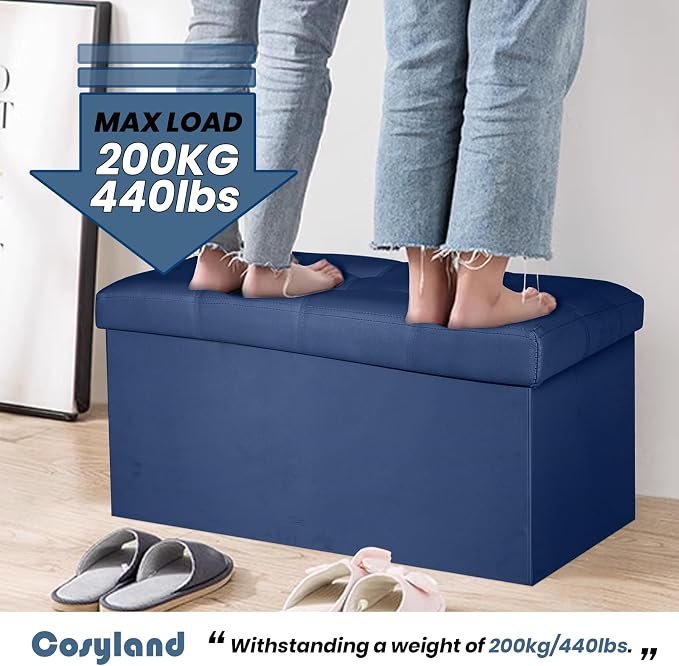 COSYLAND Ottoman Bench with Storage Large - Image 6