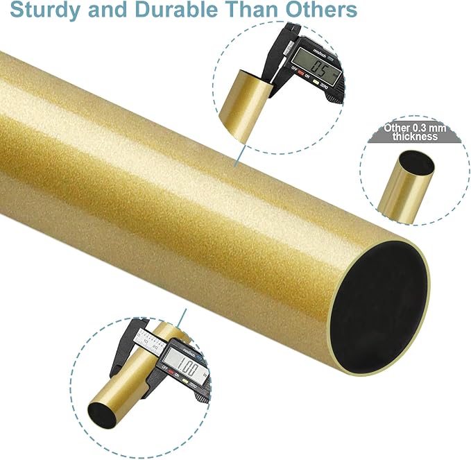 Byondeth Curtain Rods for Windows 16 to 48 or 60 Inches Max Adjustable Length 1 - Image 9