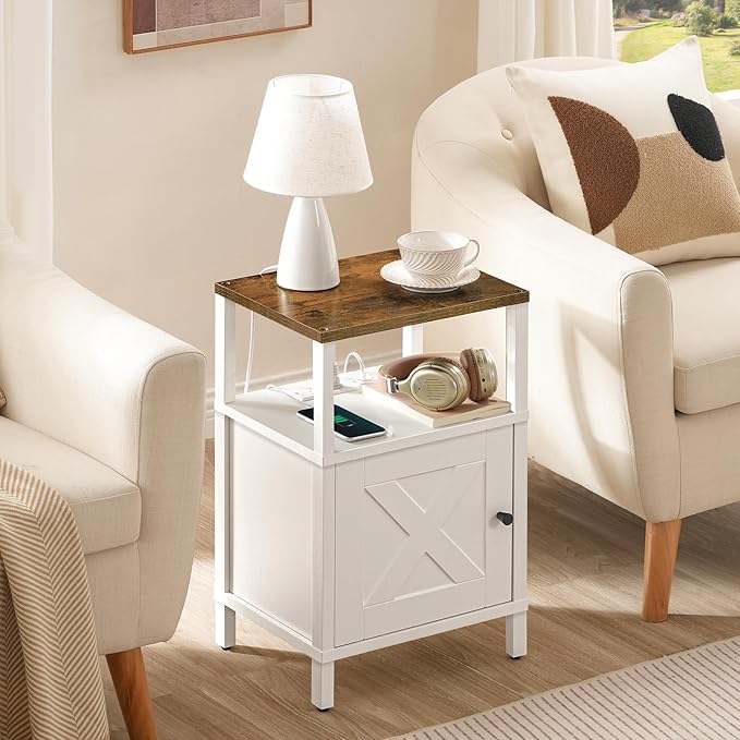 MAHANCRIS Farmhouse Nightstand - Image 2