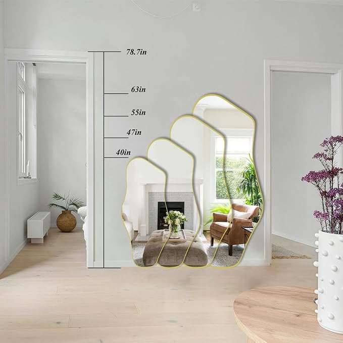 Irregular Wall Mirror, Organic Shaped Mirror - Image 9