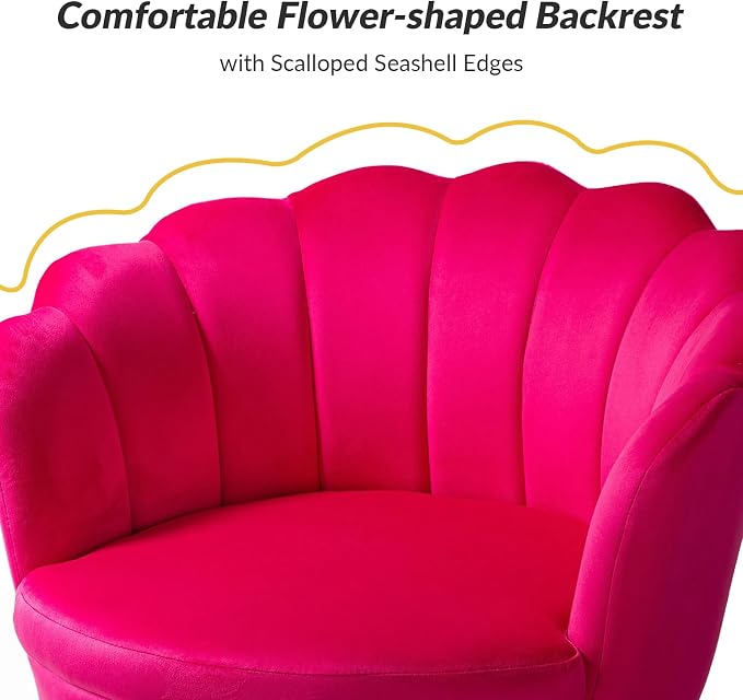 HULALA HOME Modern Velvet Accent Chair - Image 5