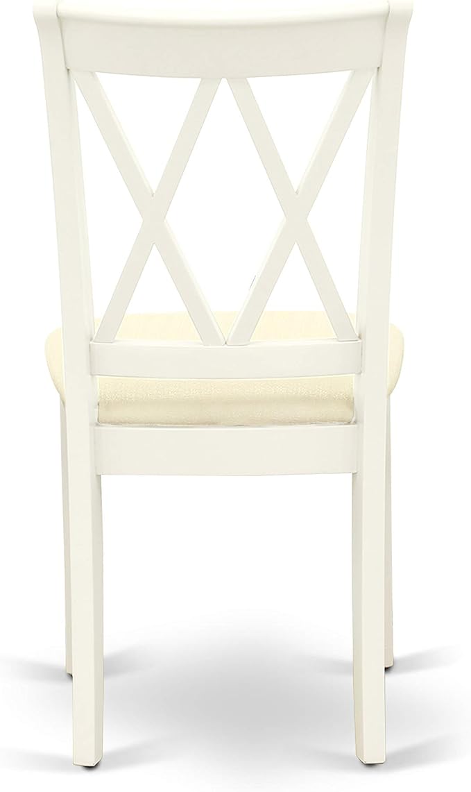 East West Furniture CLC-LWH-C Clarksville Kitchen Dining Chairs - Image 8