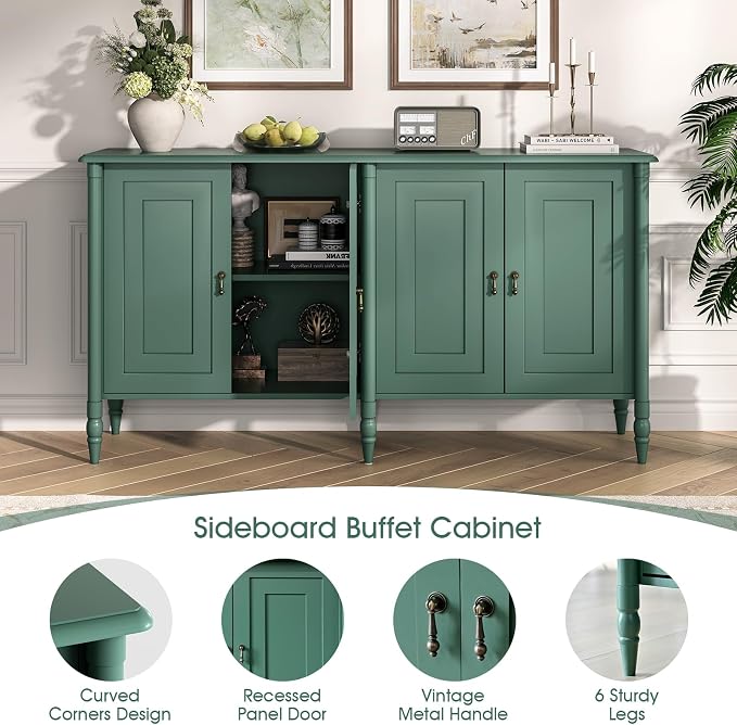 JOINICE Buffet Cabinet with Storage, Credenza Coffee Bar - Image 3
