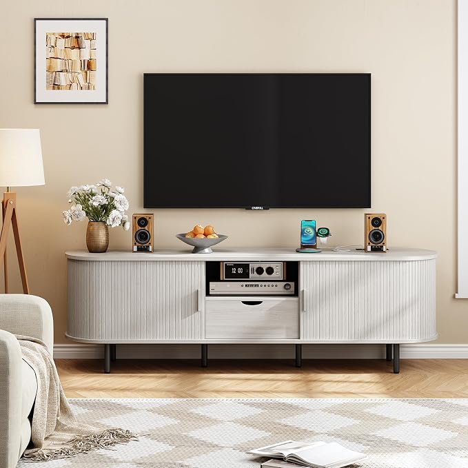 ONBRILL 69" TV Stand with Power Outlet - Image 5