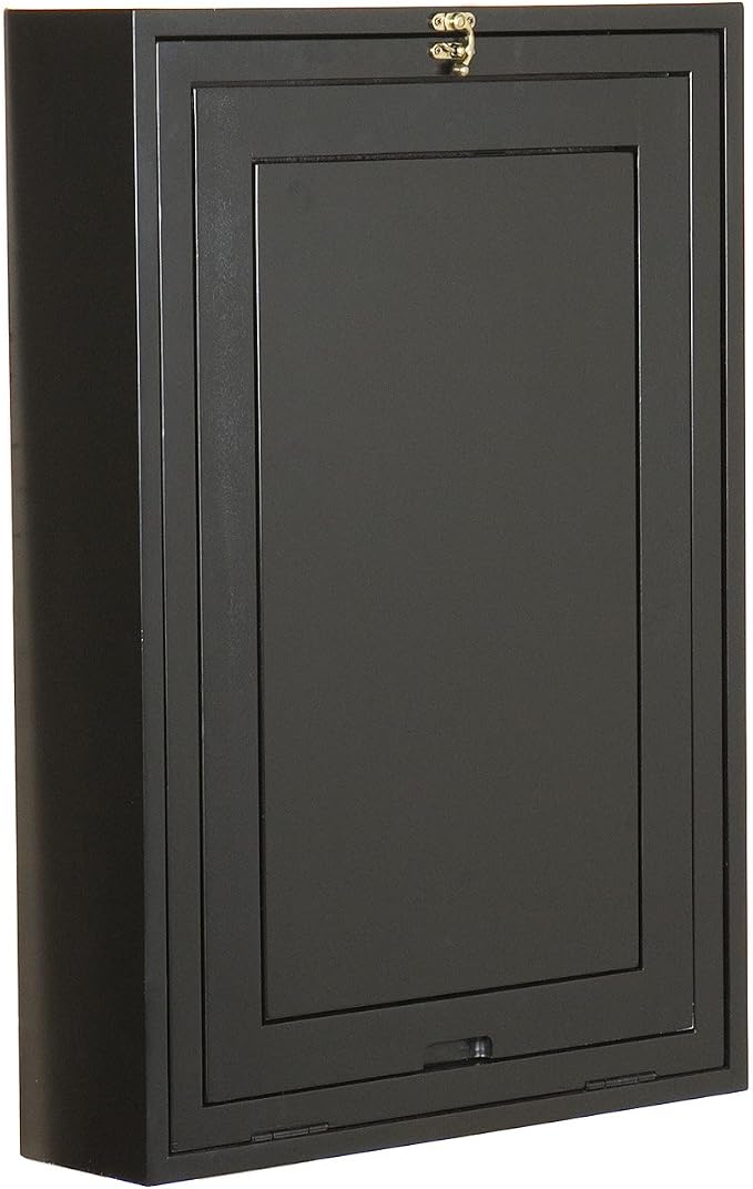SEI Furniture - Minford Fold-out Convertible Desk - Black - Transitional Design - Image 4