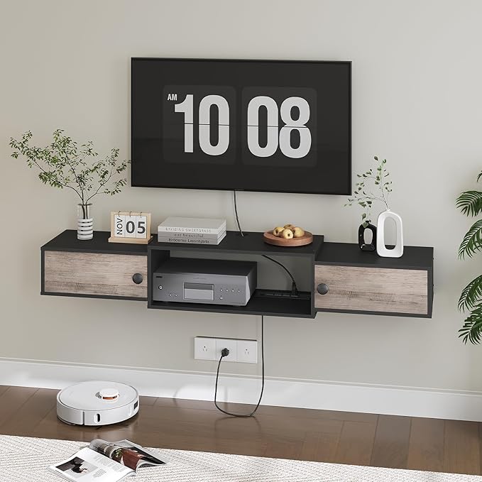 HOOBRO 55" Floating TV Stand - Image 3