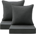 Sunbrella Outdoor Deep Seat & Back Cushion Set, 24 x 24 Inch Water Repellent by Supflourishia