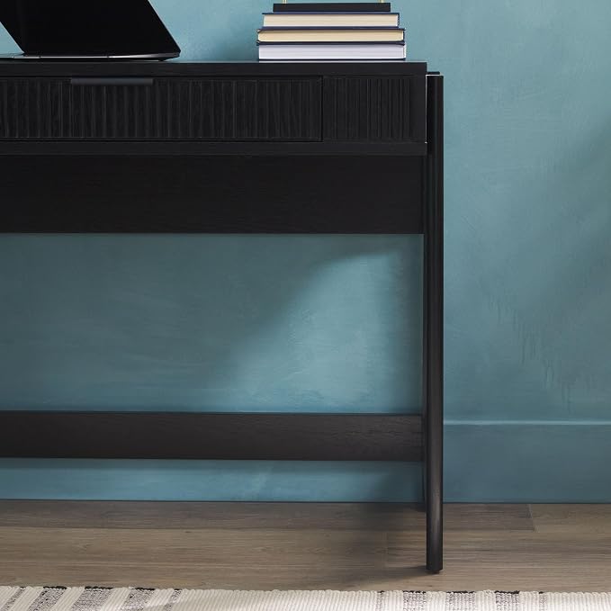 Walker Edison Transitional Style Furniture, Reeded Detail, Lift-Top Desk - Image 8